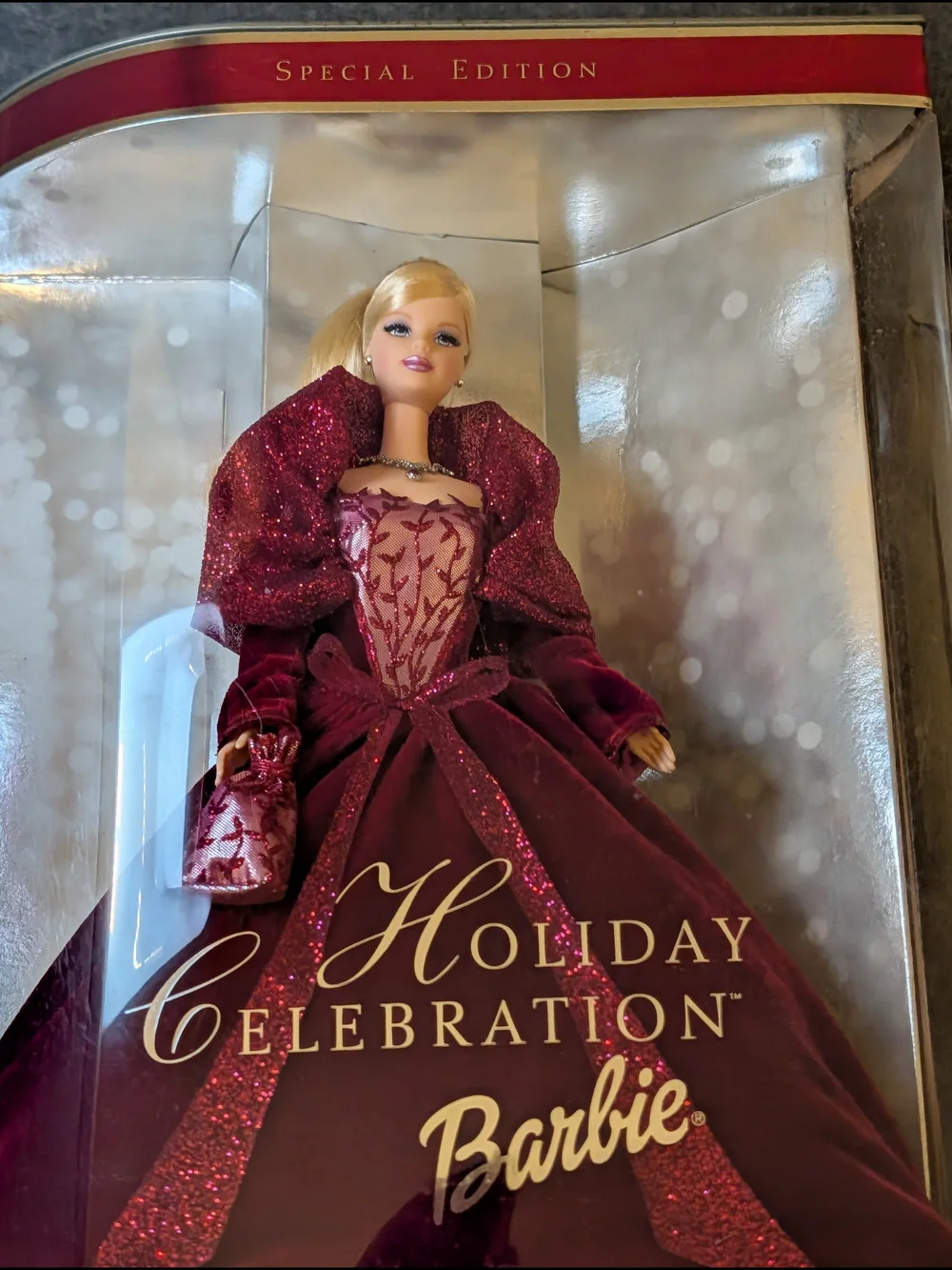 Barbie Holiday Celebration Special Edition Doll - Burgundy